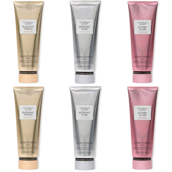 Victoria's Secret Other - Victoria's Secret Fashion Show Shimmer Lotion Collection Set of 6 NEW